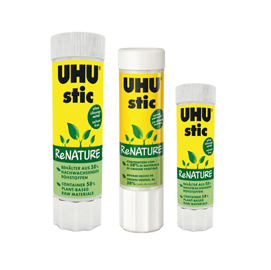 Colla uhu® stic renature - 21 gr - bianco - uhu®