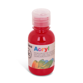 Colori acryl - 125ml - rosso carminio - primo