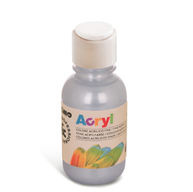 Colori acryl - 125ml - argento - primo