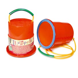 Coppia trampoli regolabili con manici - in gomma - h 13cm x ø 13cm - cwr