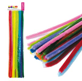 Ciniglia animata - ø 9mm - lunghezza 30cm - colori assortiti - cwr - busta 30 fili