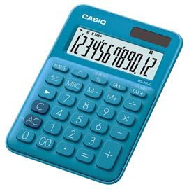 Calcolatrice da tavolo ms-20uc - 12 cifre - blu - casio