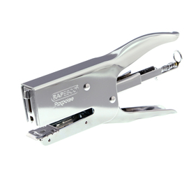 Cucitrice a pinza porpoise - argento chrome - rapesco