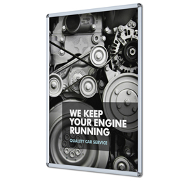 Cornice a scatto - a4 - angoli tondi - profilo 25 mm - studio t