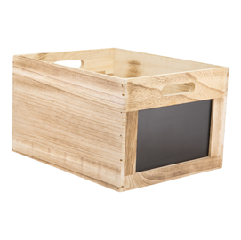 Cassetta portamenù con lavagna - 21x33x24,2 cm - securit