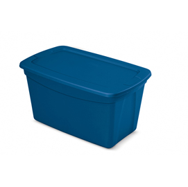Contenitore multiuso totebox - 82,4x50,5x44 cm - blu - terry