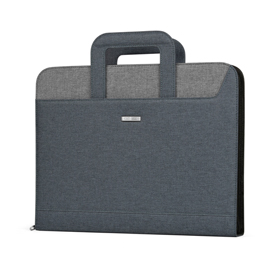 Cartella portablocco - con manici - grigio - 28,5x36cm - niji