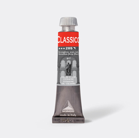 Colore a olio - extrafine - 20 ml - vermiglione scuro imitazione - maimeri