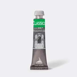 Colore a olio - extrafine - 20 ml - verde permanente chiaro - maimeri
