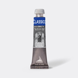 Colore a olio - extrafine - 20 ml - blu oltremare chiaro - maimeri