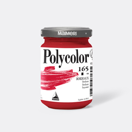 Colore vinilico polycolor - 140 ml - bordeaux - maimeri