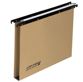 Cartella sospesa cassetto cartesio - 39 cm - fondo u 30 mm - 37x25 cm - avana - bertesi