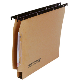 Cartella sospesa armadio cartesio  - 33 cm - fondo u 30 mm - 32,6x28 cm - avana - bertesi