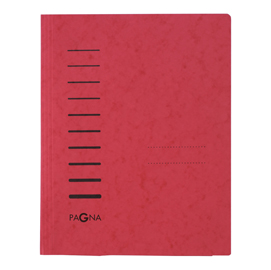 Cartella con pressino - cartone - a4 - rosso - pagna