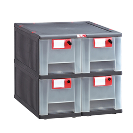 Cassettiera mopla 104 - pp - 4 cassetti - mobil plastic