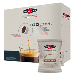 Capsula caffè compatibile lavazza espresso point - cremoso - essse caffè