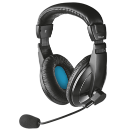 Cuffie con microfono quasar - trust