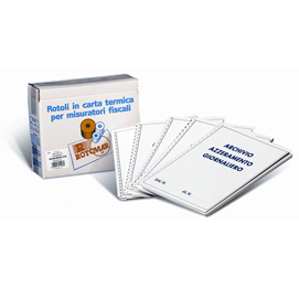 Cartella per azzeramenti giornalieri - per rotoli da 80 mm - rotomar