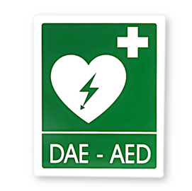 Cartello da muro dae - 25x31 cm - pvs