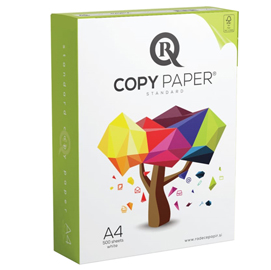 Carta bianca r-copy - a4 - 80gr - risma da 500 fogli - ordine max 25 risme