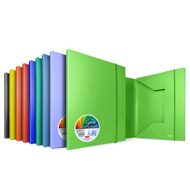 Cartelle 3l garda - ppl - 25,7x34,5 cm - dorso 20 mm - colori assortiti - sei rota