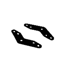 Coppia piastre fissaggio sotto-piano moody - per scrivanie condivise - artexport