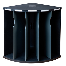 Classificatore ergonomico 5 scomparti the corner - nero - exacompta