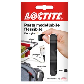 Colla kintsuglue - 3x5 gr - nero - loctite