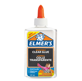 Colla trasparente liquida slime - flacone 147 ml - elmer's newell