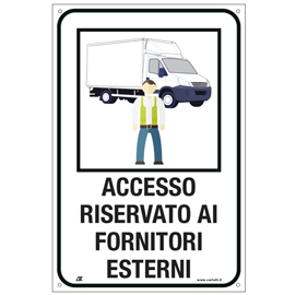 Cartello alluminio - 