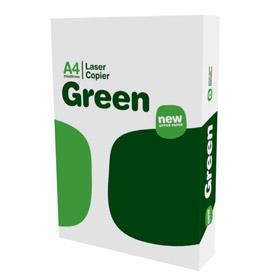 Carta green laser copier a4 75gr 500fg