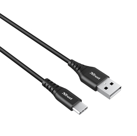Cavo da usb a usb-c ndura - 1 mt - nero - trust