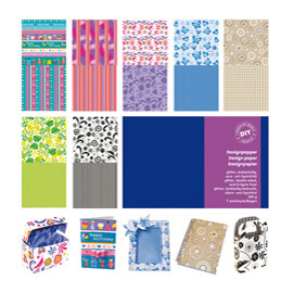 Carta scarpbooking provenzale - 30,5x30,5 cm - colori assortiti - cwr - busta 7 fogli