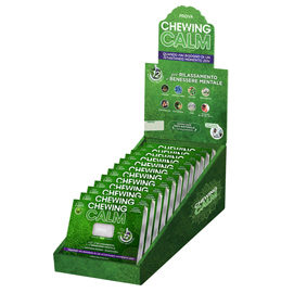 Chewing gum integratore per rilassamento - chewing calm - showbox 12 blister (9 gomme cad.)