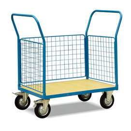 Carrello portatutto - 3 sponde - portata 500 kg