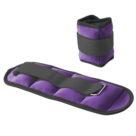 Coppia cavigliere appesantite - in neoprene - 0,5 kg