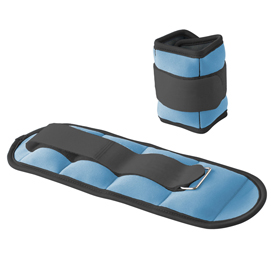 Coppia cavigliere appesantite - in neoprene - 1 kg