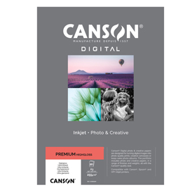 Carta inkjet premium - a3 - 255 gr - lucida - 20 fogli - canson