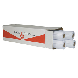 Carta jp one p.80m - per plotter inkjet - 420 mm x 50 mt - 80 gr - bianco opaco - as marri