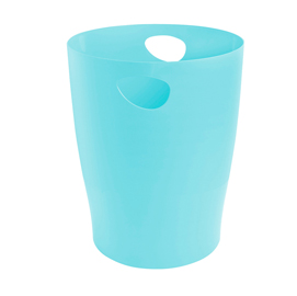 Cestino gettacarta ecobin aquarel - verde pastello - exacompta