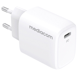 Caricatore da muro - 20 w - porta usb type-c - mediacom
