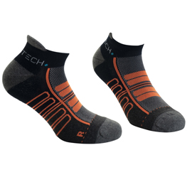 Calze fantasmino cervinia - taglie 40/43 - blu/arancio - rossini - conf. 2 pezzi