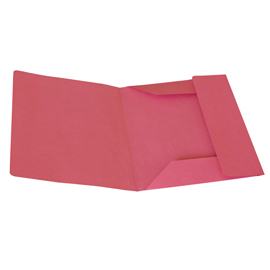 Cartellina 3 lembi - senza stampa - 200 gr - 25 x 33 cm - magenta - cartotecnica del garda - conf. 50 pezzi
