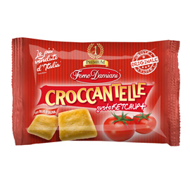 Croccantelle - in sacchetto - 35 gr - gusto ketchup - brancato