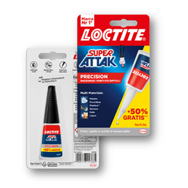 Colla super attak precision - 7,5 gr - trasparente - loctite