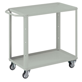 Carrello da lavoro - 3 vasche da 80 x 45 cm - 91 x 45 x 81 cm - grigio - tecnotelai