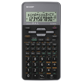 Calcolatrice scientifica el 509 - 2 linee - grigio - sharp - el509tsbgy