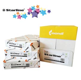 Carta fotocopie - a4 - 80 gr - bianco - starline - conf. 500 fogli