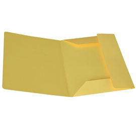 Cartellina 3 lembi - 200 gr - cartoncino bristol - giallo sole - starline - conf. 25 pezzi