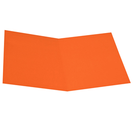 Cartellina semplice - 200 gr - cartoncino bristol - arancio - starline - conf. 50 pezzi
